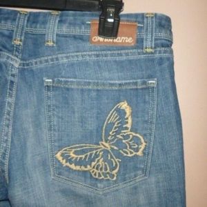 ANONAME CROPPED/CAPRI JEANS  SIZE 32